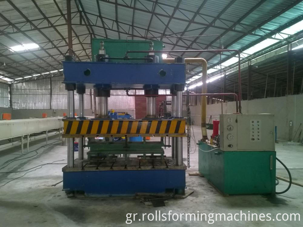 μηχανή πίεσης pressure machine for Stone Covered Metal Roofing Machine